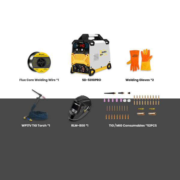 Saldatrice, pinzatrice a caldo e saldatore 5 in 1 SSimder SD-5010 PRO