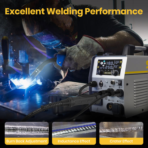 SSIMDER MIG-250 6 In 1 Welder&Plasma Cutter Welder