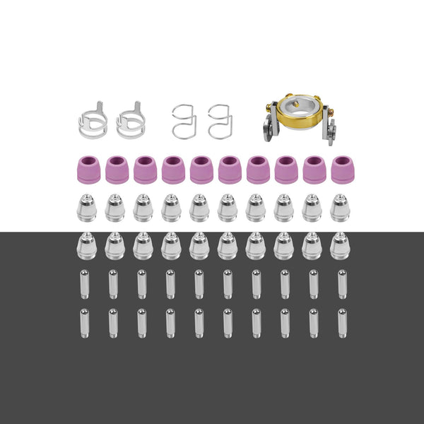 Simder AG60 plasma consumables set with cups, electrodes and nozzles