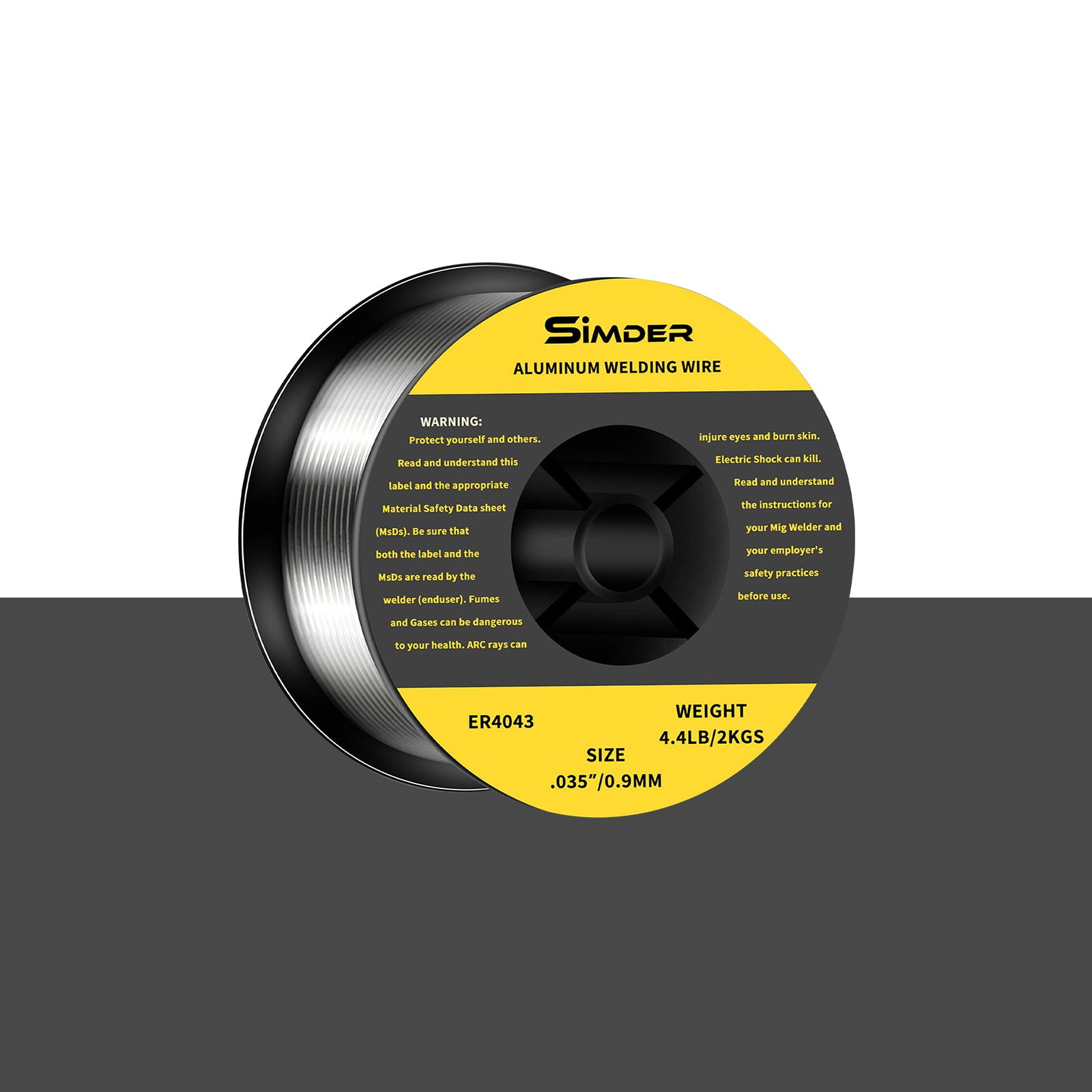 SSimder Silicon Aluminum Welding Wire ER4043 .035