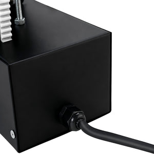 Simder TIG foot pedal underside with the cable outlet
