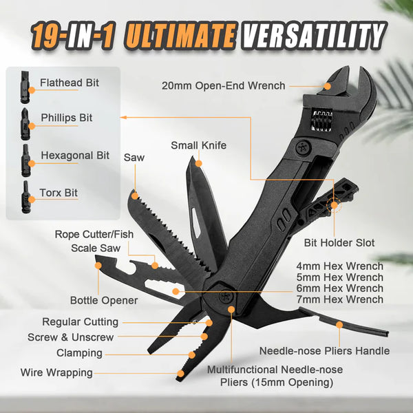 SSIMDER M2 Multitool Chiave Pinza Multiuso 19 In 1