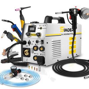 SSimder MIG-250 6 In 1 Welder&Plasma Cutter Welder