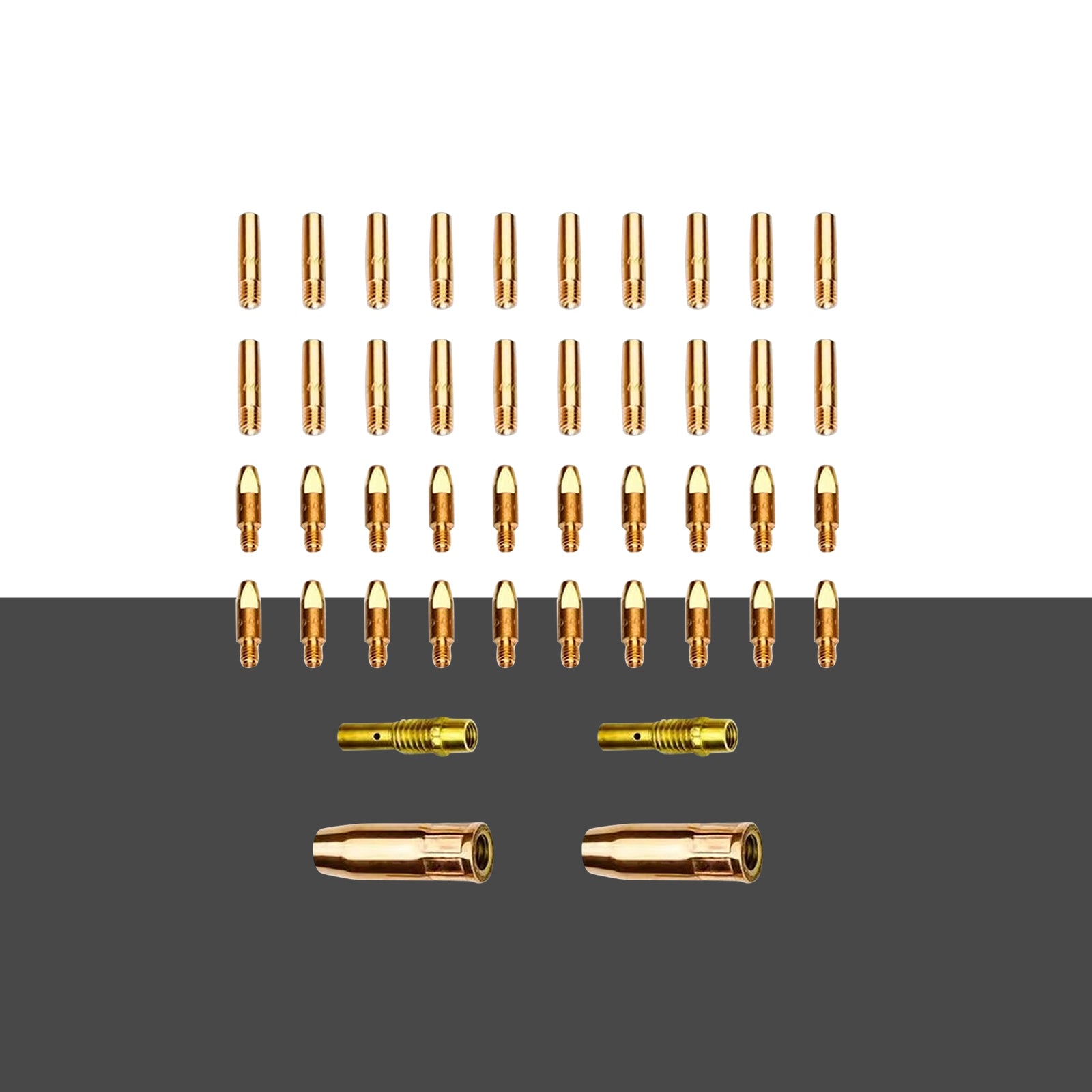 Consumabili per saldatura MIG alluminio SSimder 15AK 44 pezzi