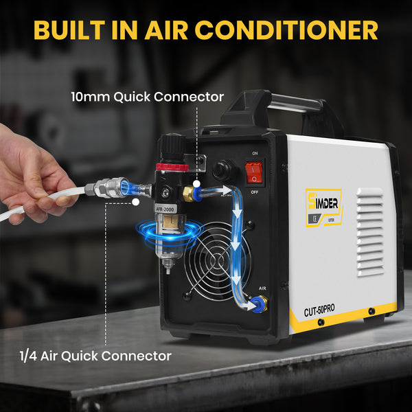 SSIMDER Upgraded CUT-50 PRO Pilot Arc Plasma Cutter