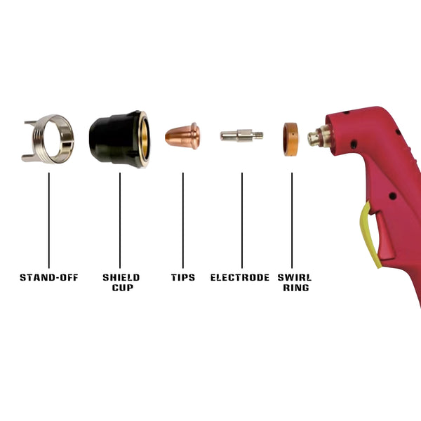 SSimder 24PCS IPT40 Pilot ARC Plasma Cutting Consumabili