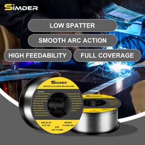 Ssimder Flux Core -Schweißdraht E71TGS.035 "2 Pfund