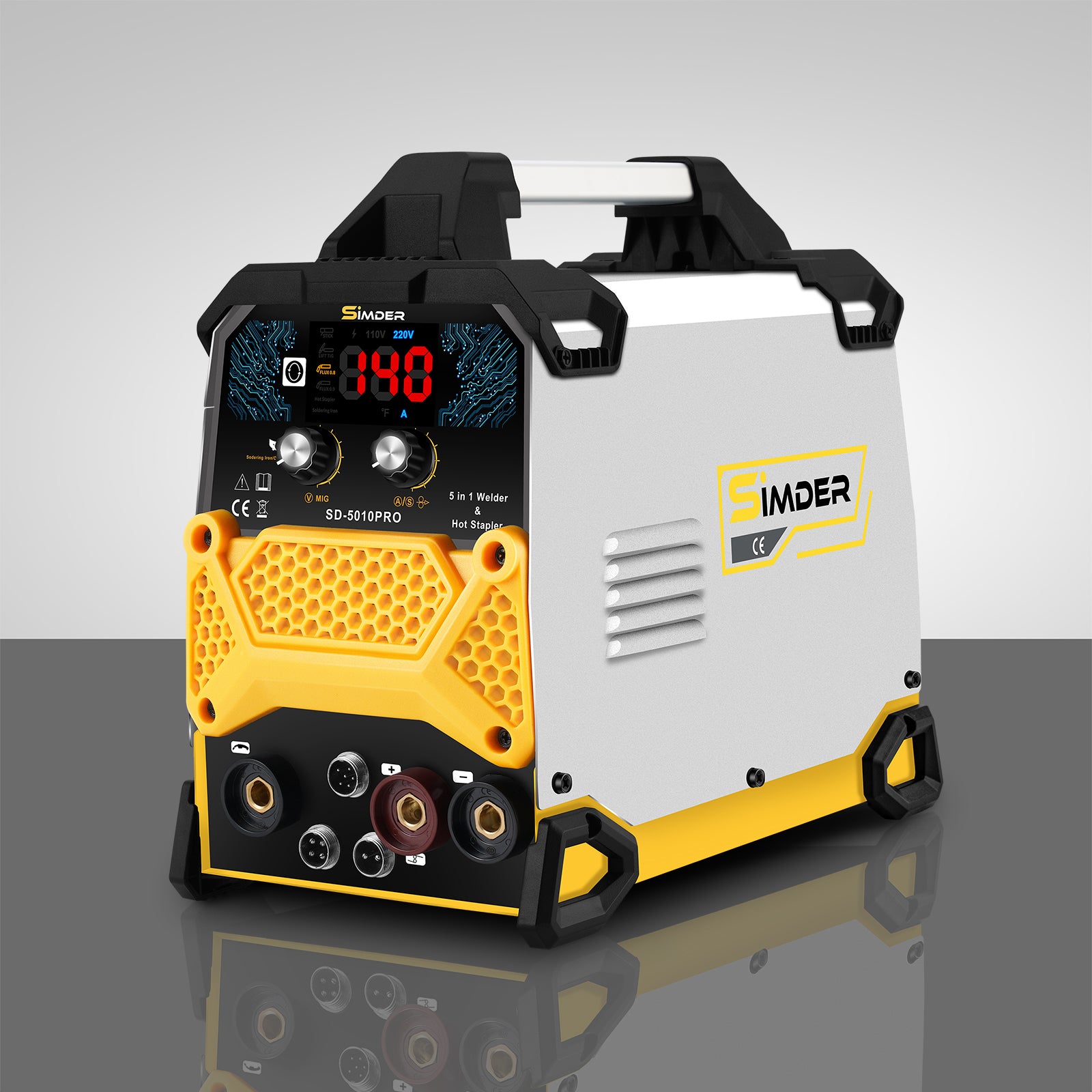 SSimder SD-5010 PRO 5-in-1 Welder, Hot Stapler&Soldering Iron